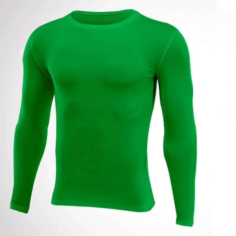 Compression Running Long Base T-Shirt - Men Women Kids Children, Fitness Sport Basketball Football Gym Bottom Clothes