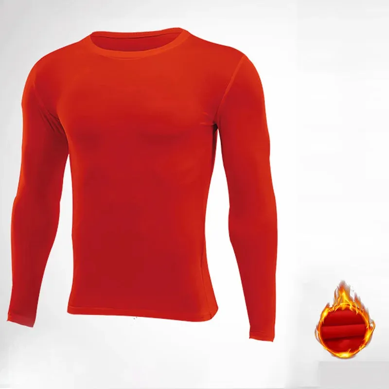 Compression Running Long Base T-Shirt - Men Women Kids Children, Fitness Sport Basketball Football Gym Bottom Clothes
