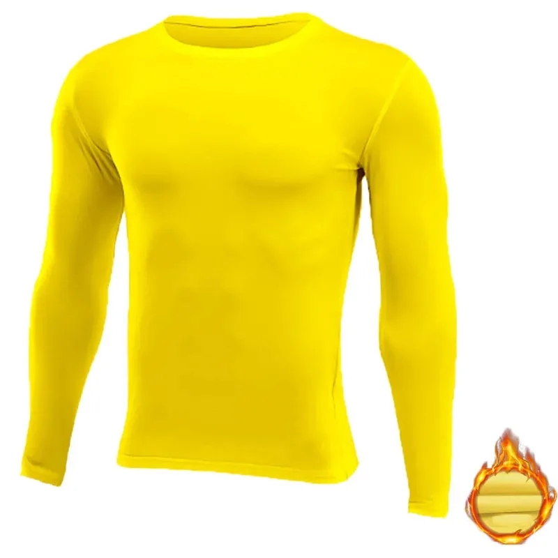 Compression Running Long Base T-Shirt - Men Women Kids Children, Fitness Sport Basketball Football Gym Bottom Clothes