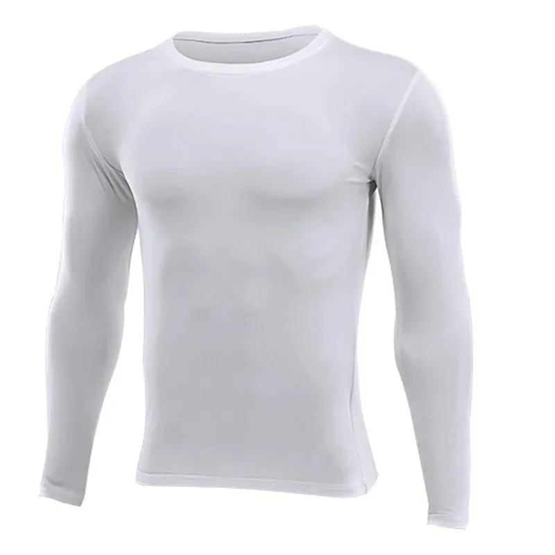Compression Running Long Base T-Shirt - Men Women Kids Children, Fitness Sport Basketball Football Gym Bottom Clothes