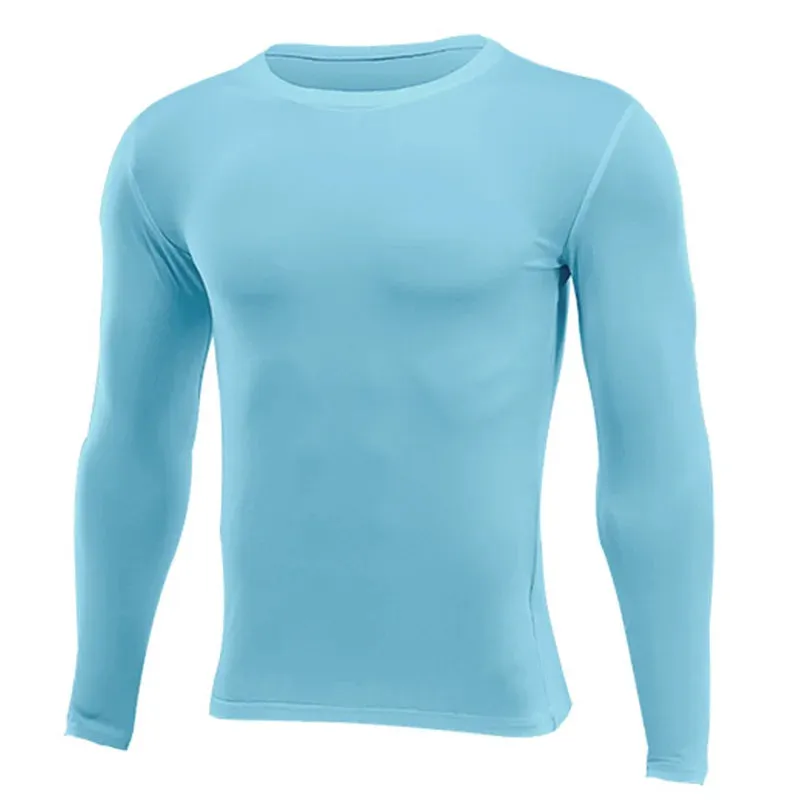 Compression Running Long Base T-Shirt - Men Women Kids Children, Fitness Sport Basketball Football Gym Bottom Clothes