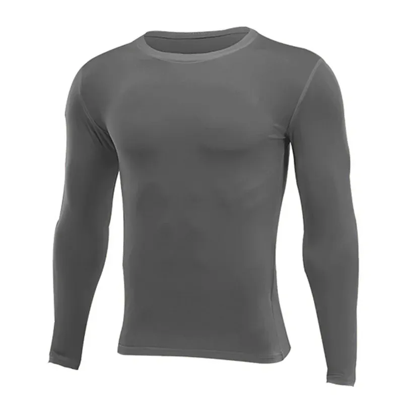 Compression Running Long Base T-Shirt - Men Women Kids Children, Fitness Sport Basketball Football Gym Bottom Clothes