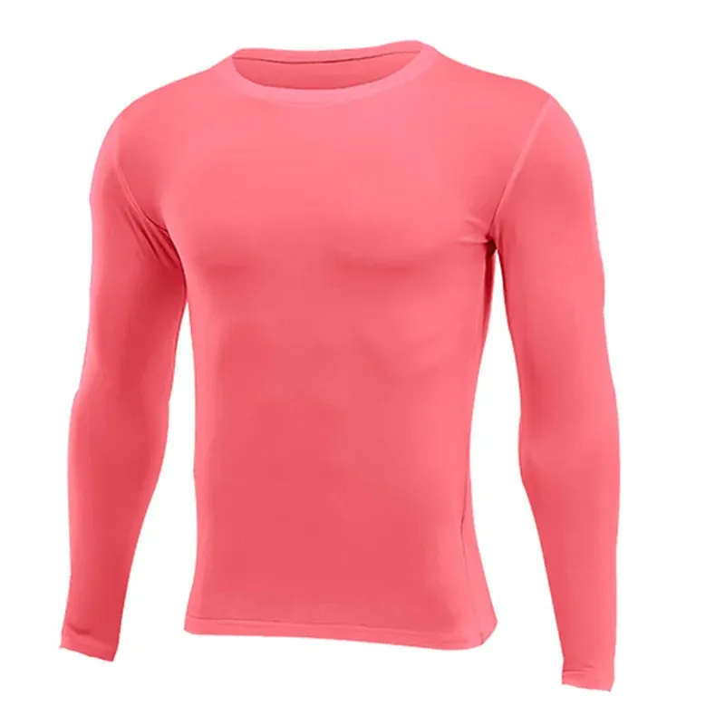 Compression Running Long Base T-Shirt - Men Women Kids Children, Fitness Sport Basketball Football Gym Bottom Clothes
