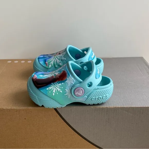 Crocs Frozen Limited Edition Toddler Sandals - SZ 4 C