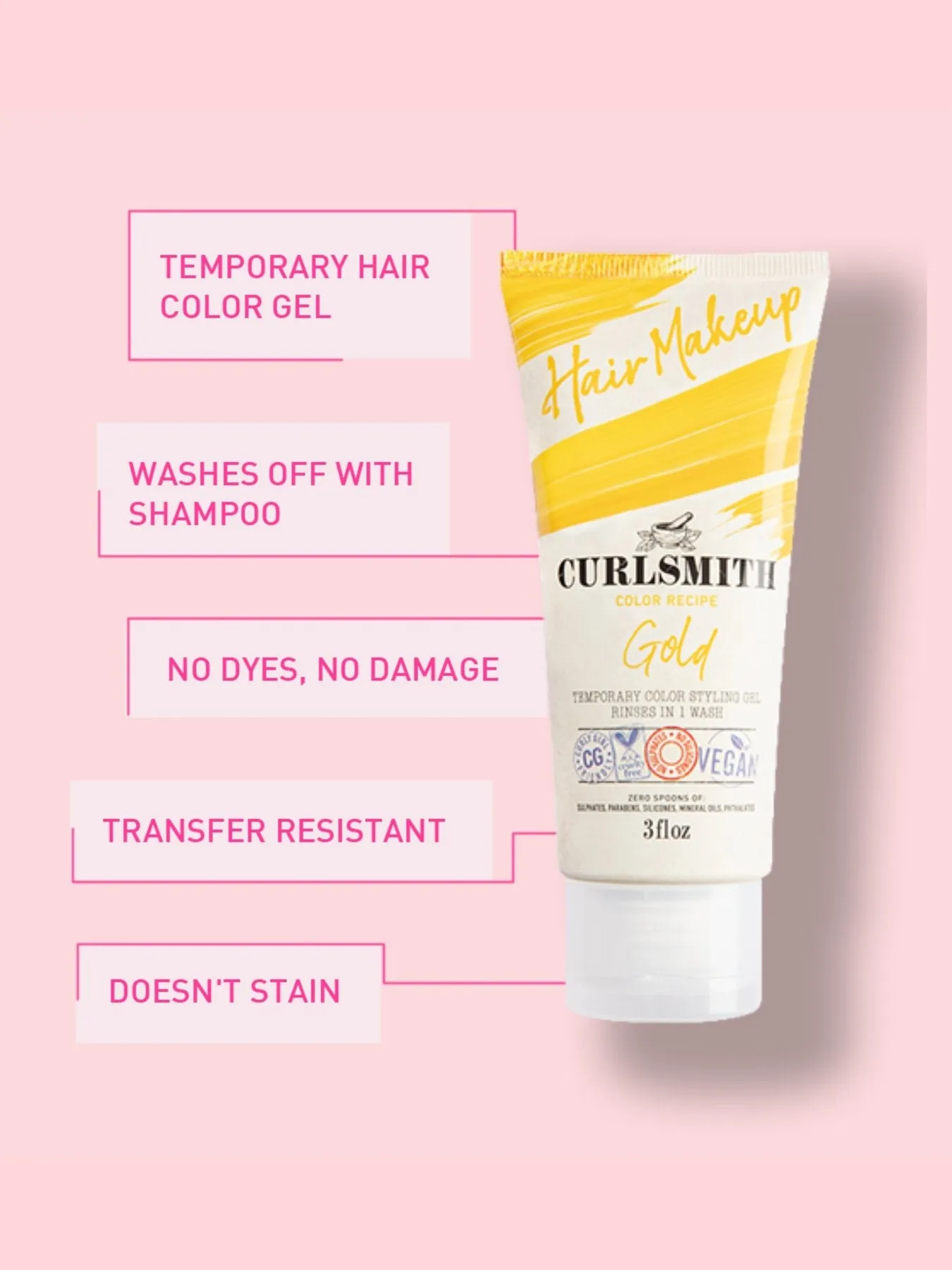 Curlsmith Hair Makeup - Gold