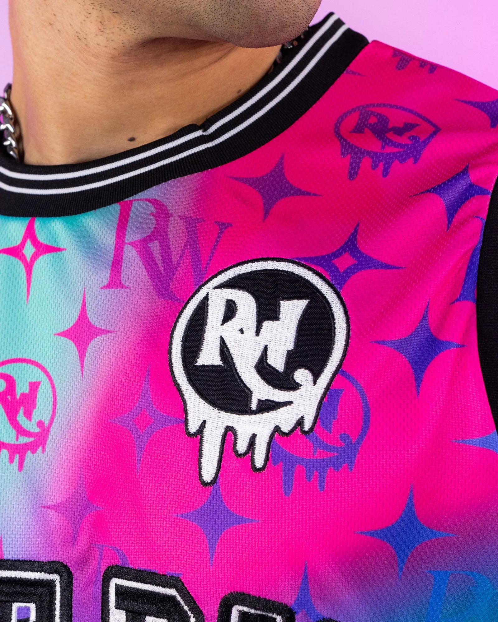 Dark Rave Papi Basketball Jersey