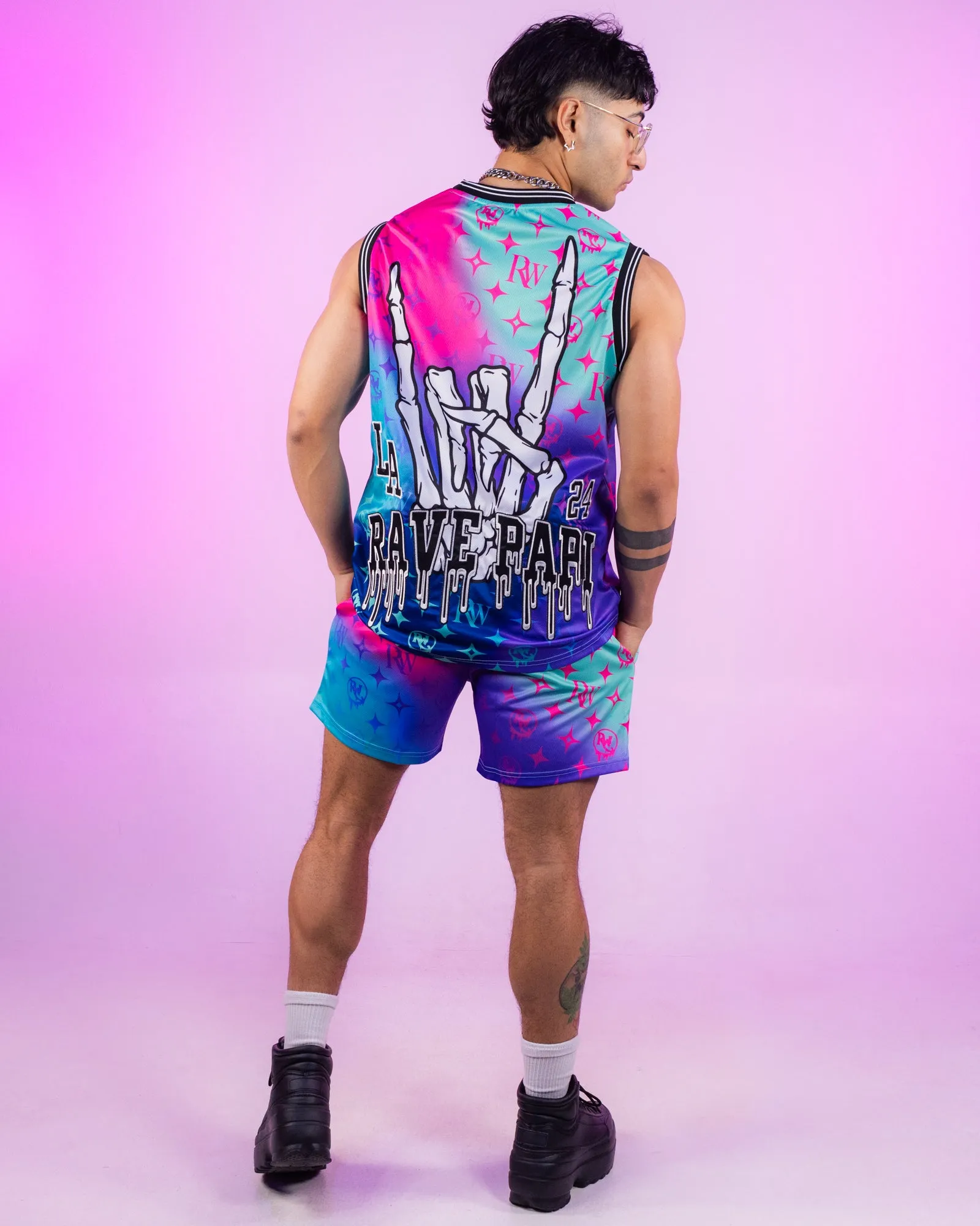 Dark Rave Papi Basketball Jersey