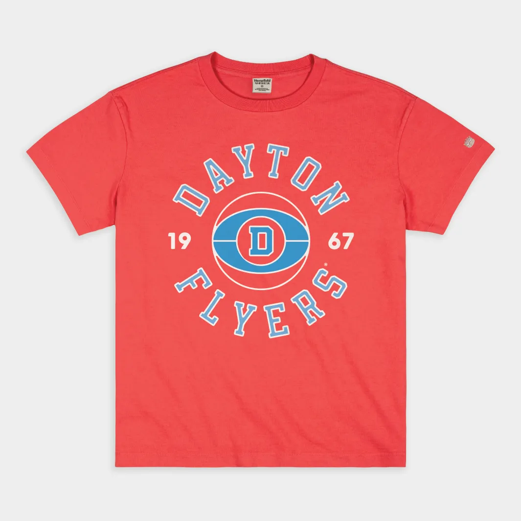 Dayton Flyers Men's Basketball 1966-67 Vintage Heavyweight Tee