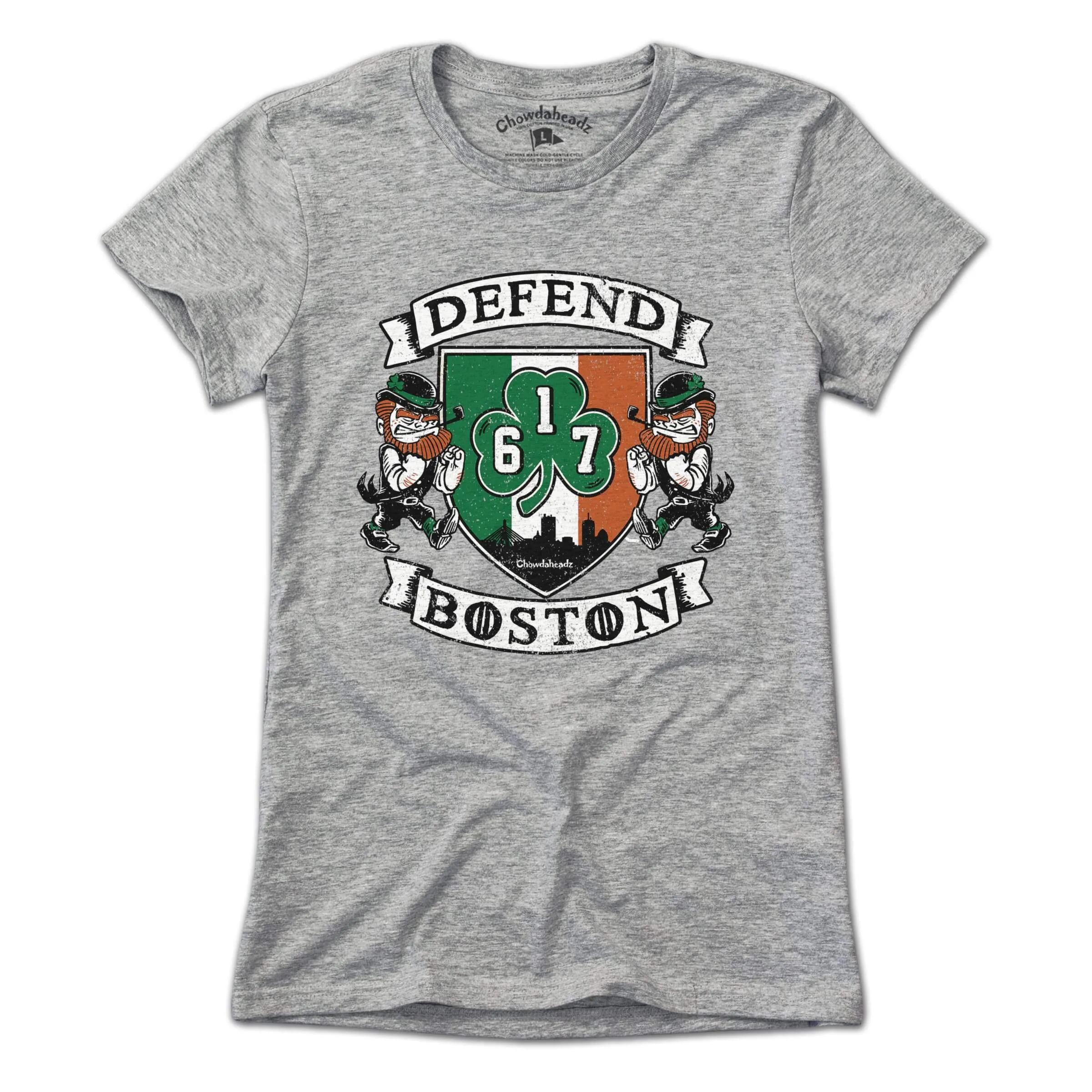 Defend Boston Shamrock Shield T-Shirt