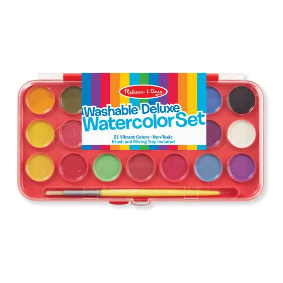 Deluxe Watercolor Paint Set (21 colors)