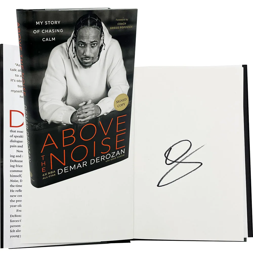 DeMar DeRozan "Above The Noise" Autographed Book