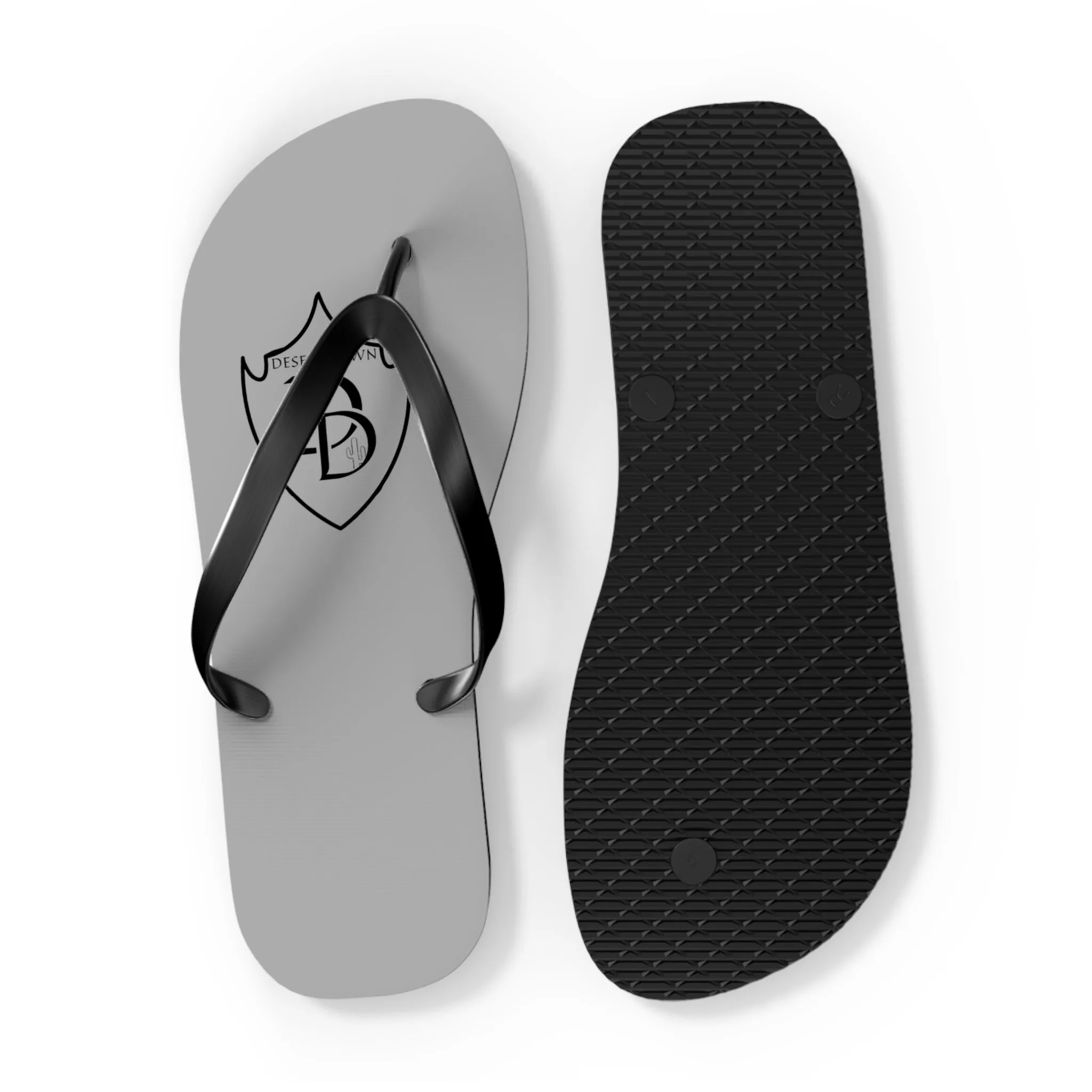 Desert Dawn Shield Logo Flip Flops