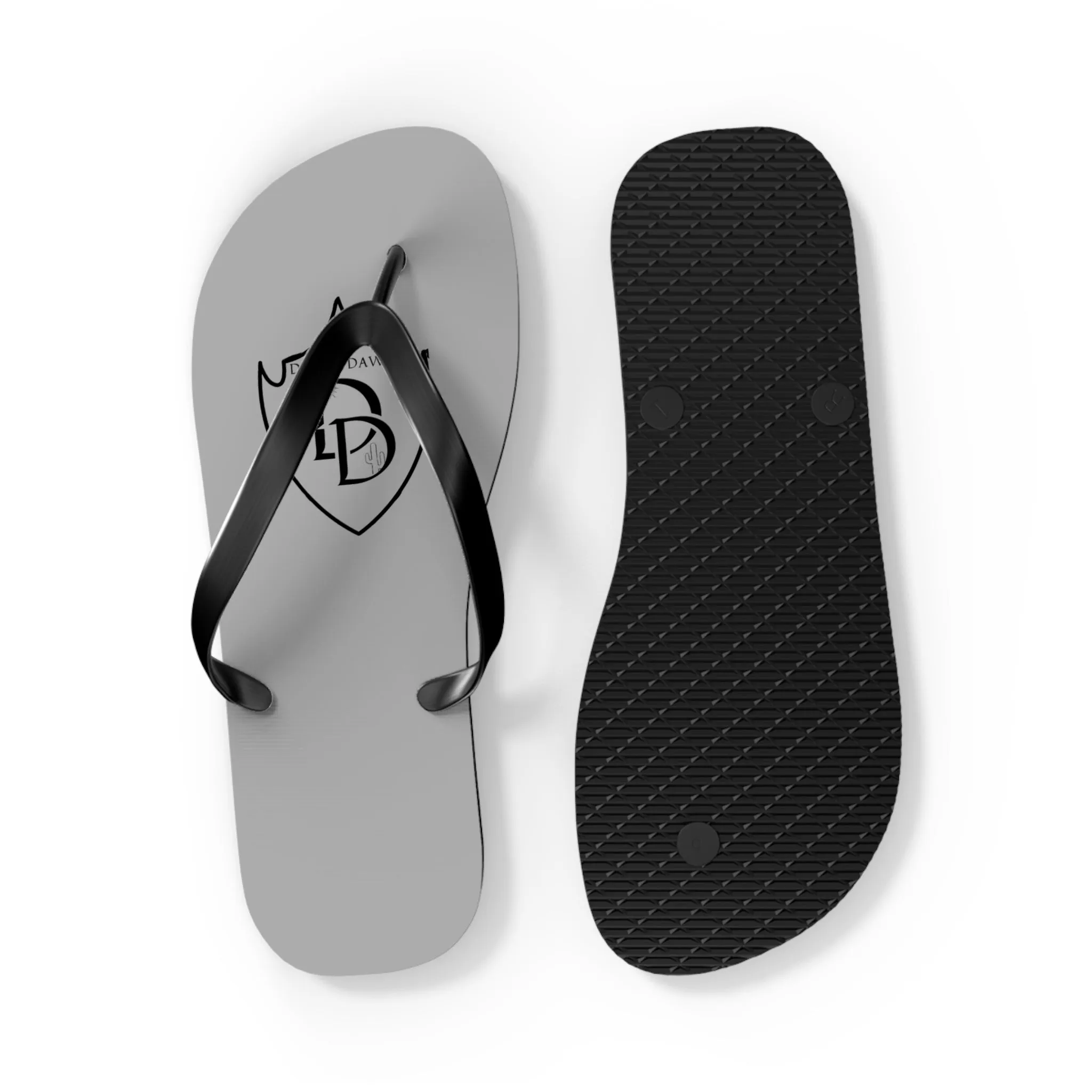 Desert Dawn Shield Logo Flip Flops