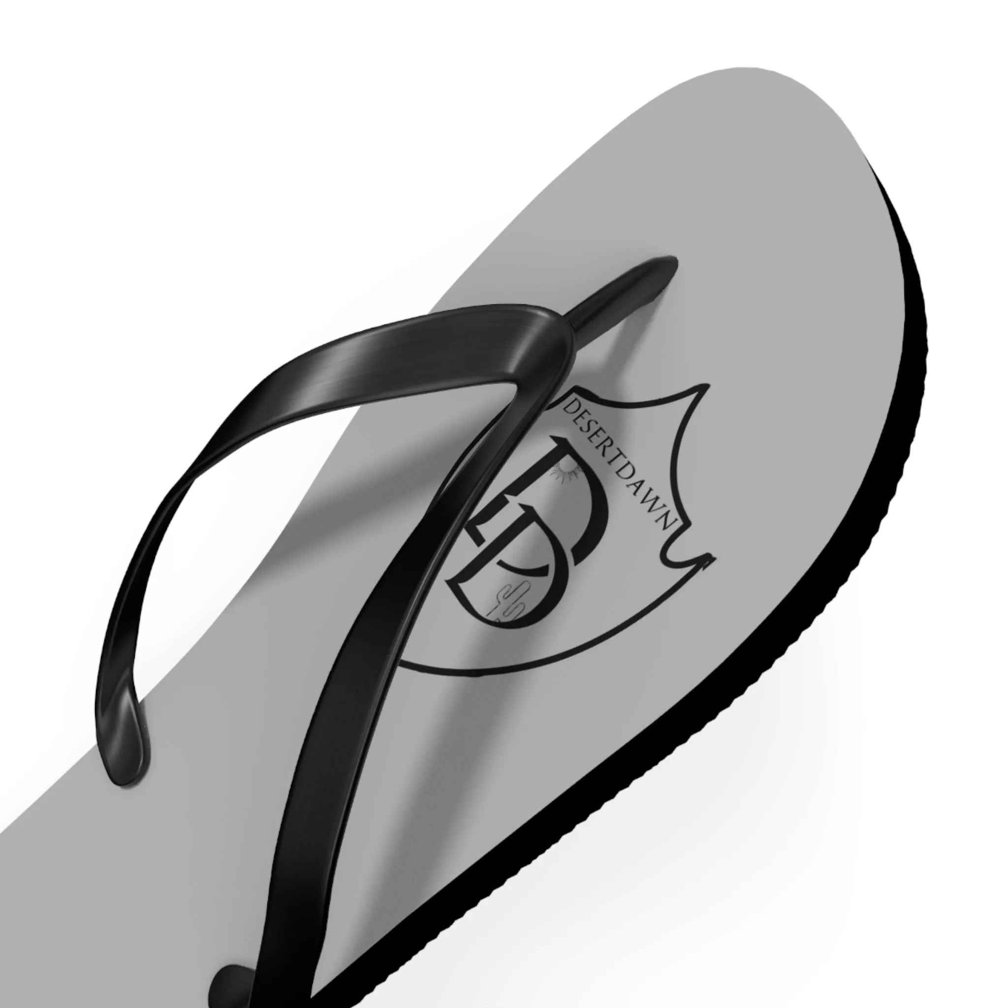 Desert Dawn Shield Logo Flip Flops