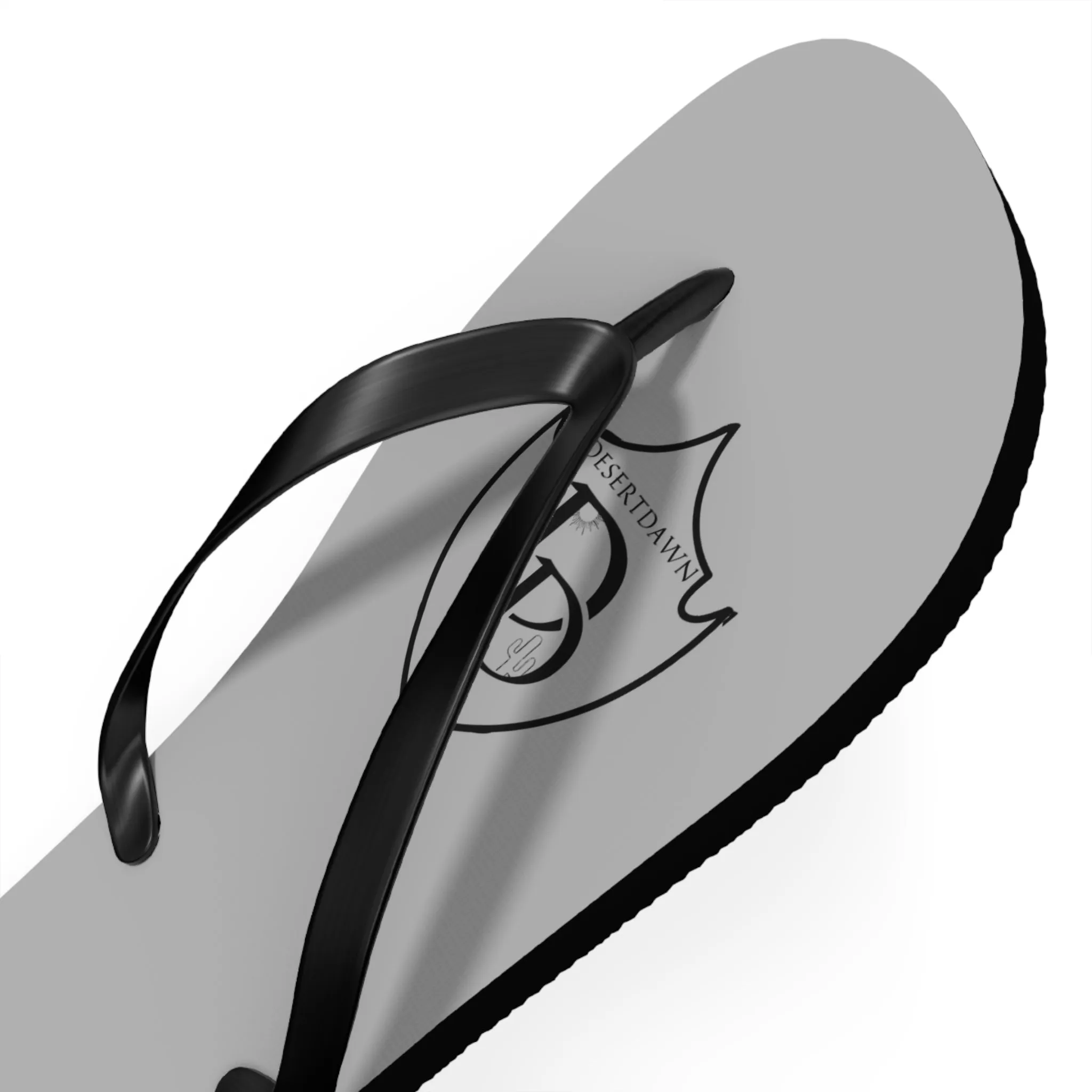 Desert Dawn Shield Logo Flip Flops