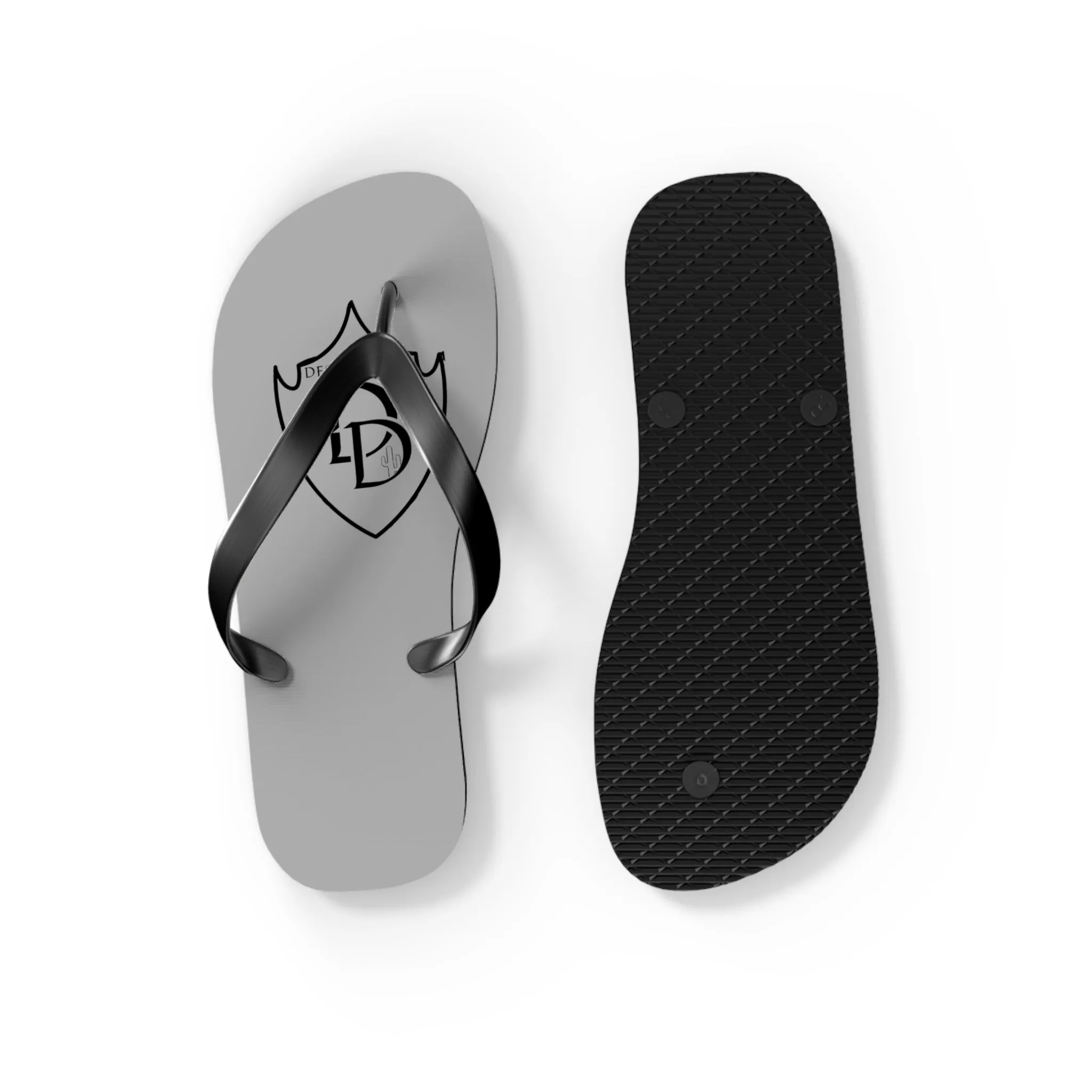 Desert Dawn Shield Logo Flip Flops