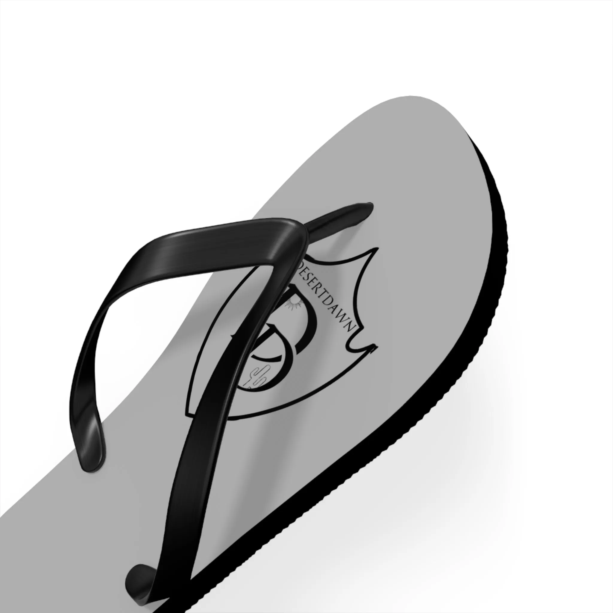 Desert Dawn Shield Logo Flip Flops