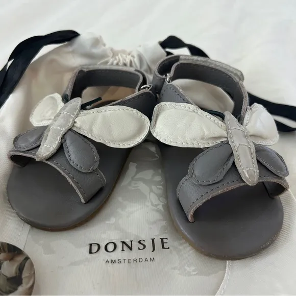 Donsje | Tuti Dragonfly Sandal | Grey/White