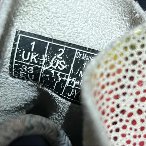 Dr. martens Grey Glitter Lace up Boots