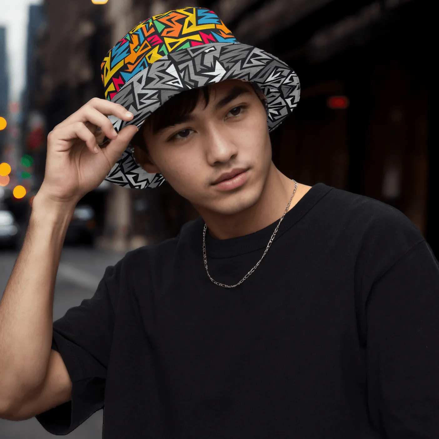 Electric Graffiti Flip Hat