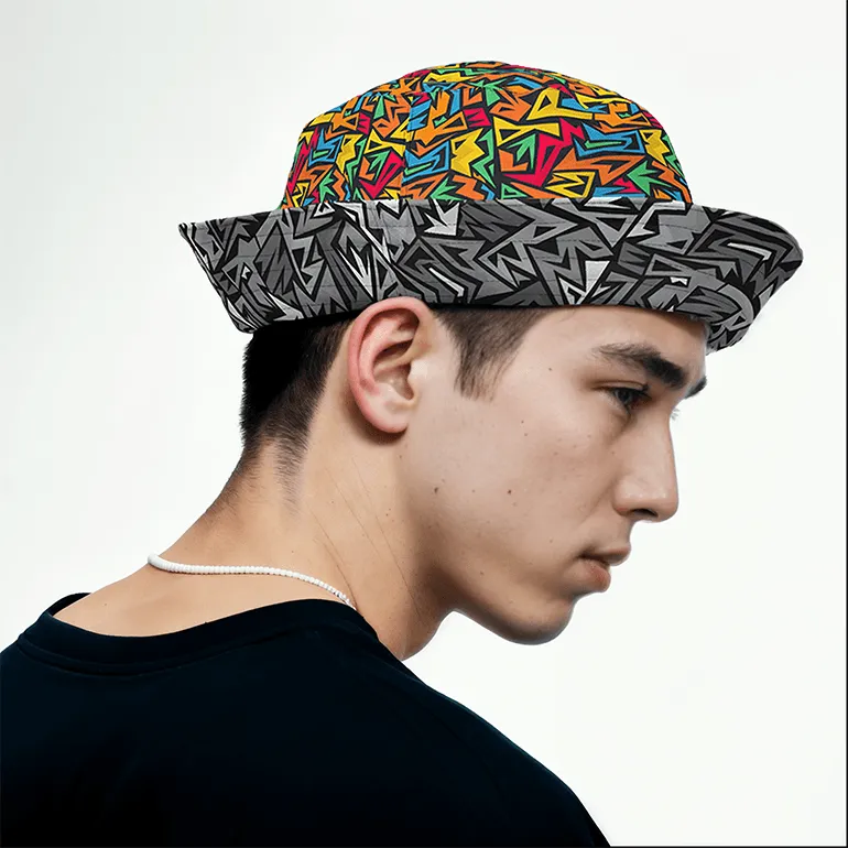 Electric Graffiti Flip Hat