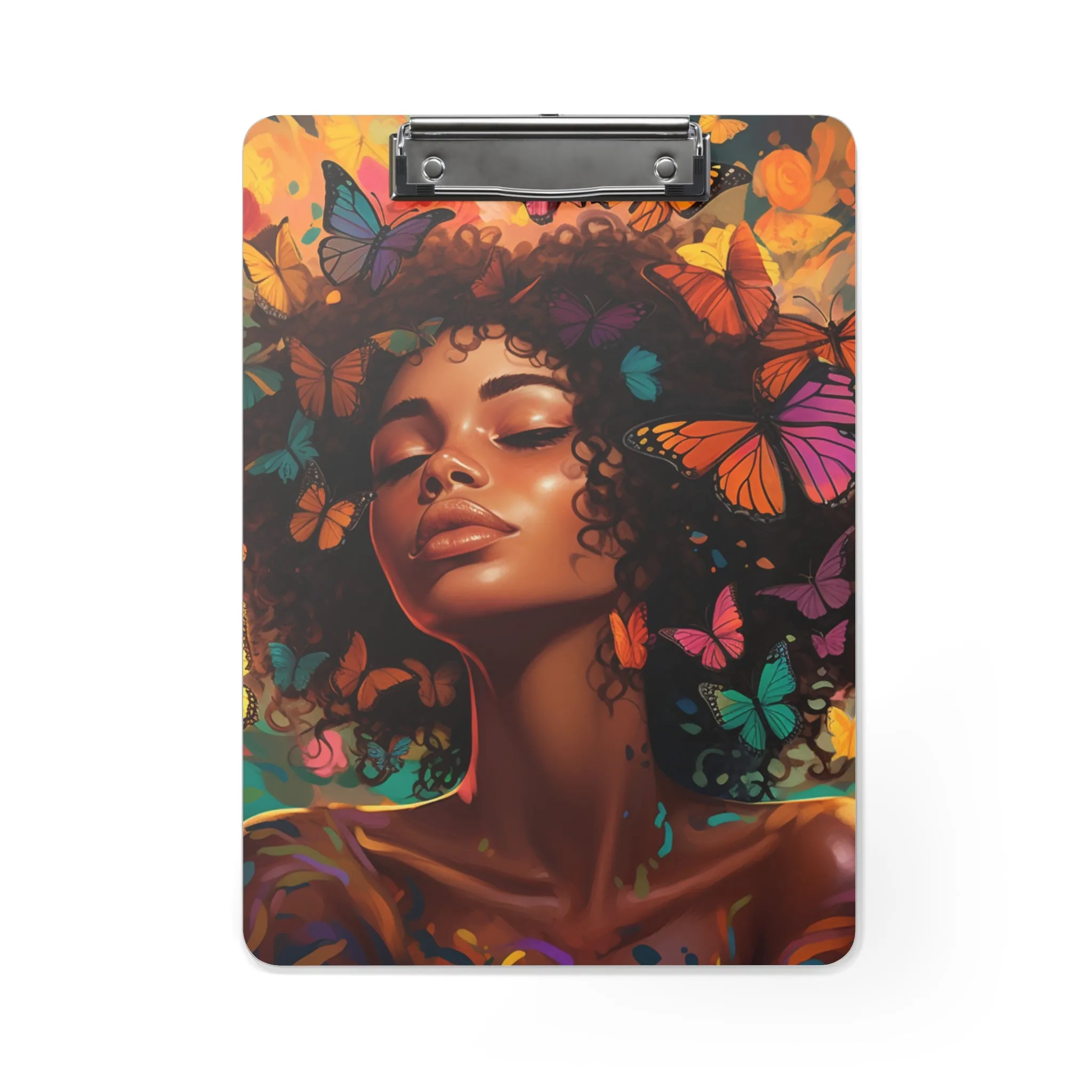 Ethereal Essence: The Butterfly Woman's Keepsake Clipboard