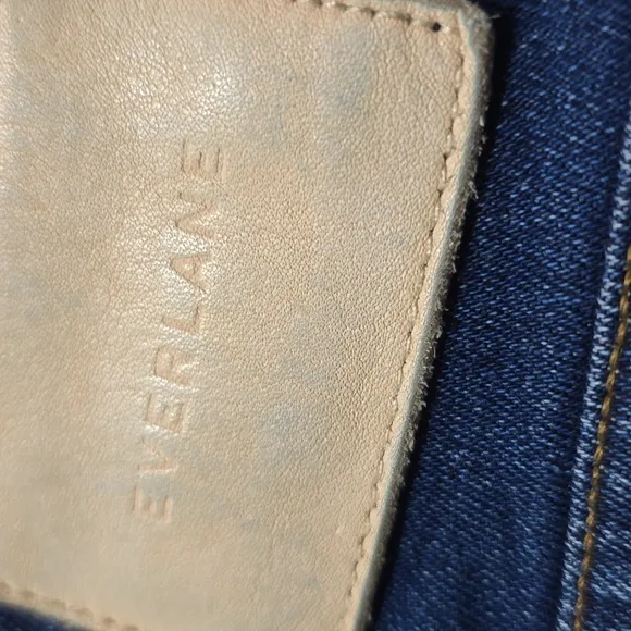 Everlane Women's Modern Flare Denim Jean Dark Wash 26 *Hemmed 26&quot; Inseam