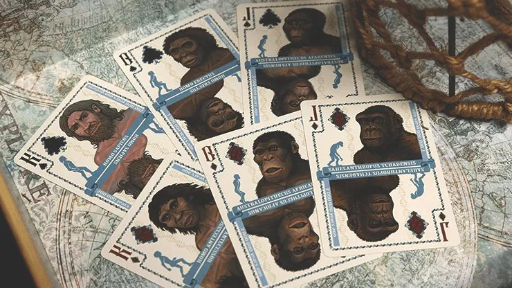 Evolution Of Mankind Playing Cards