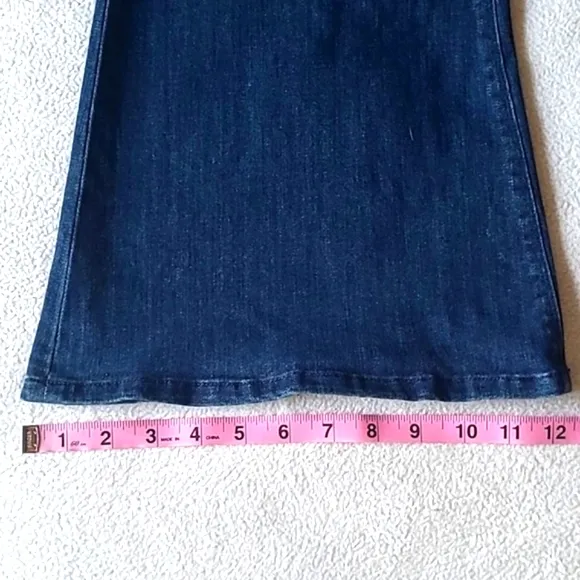 Express Jeans Overalls Size 12. Dark Wash. Flare Vintage 2015. Like New.