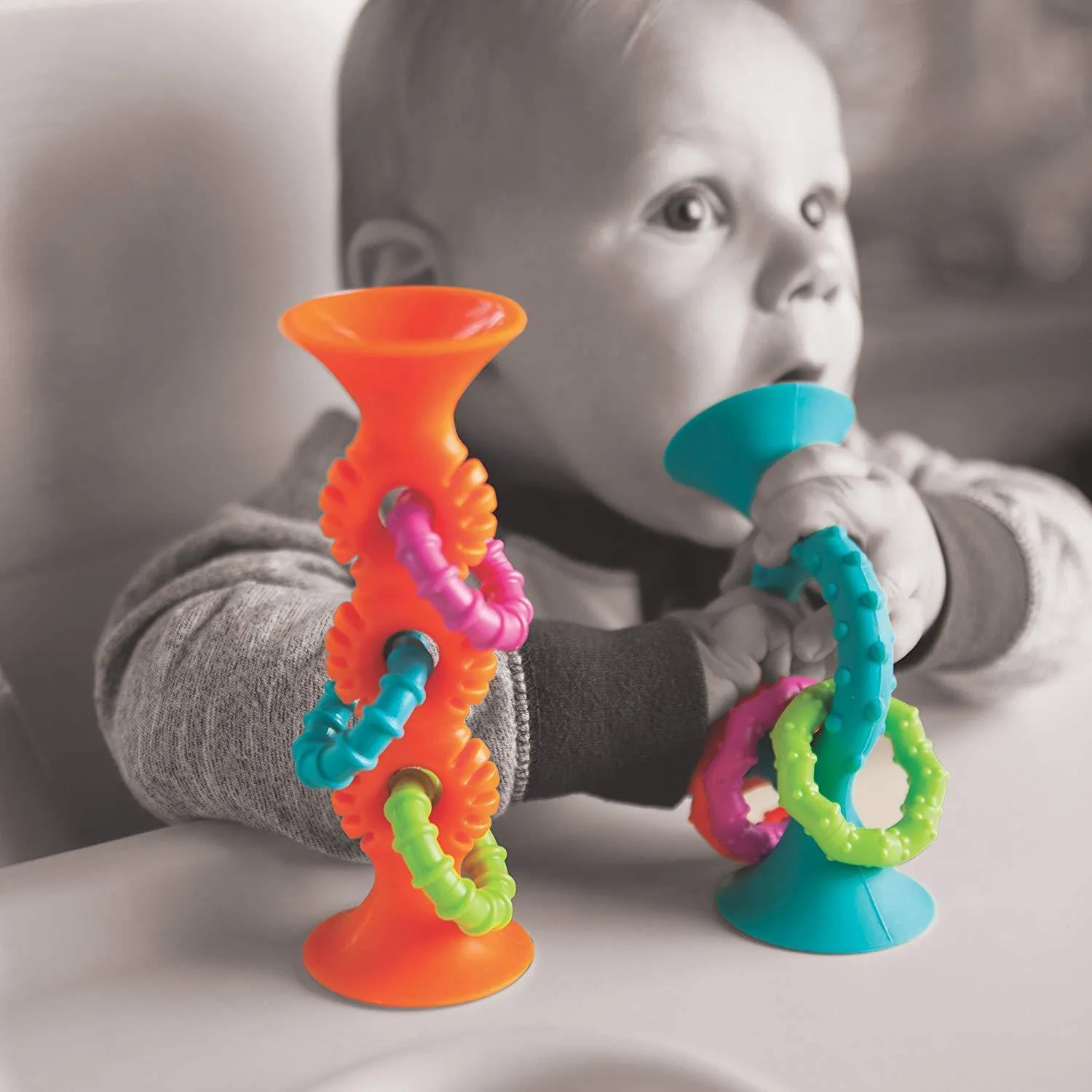 Fat Brain Toys Pip Squigz Loops Orange