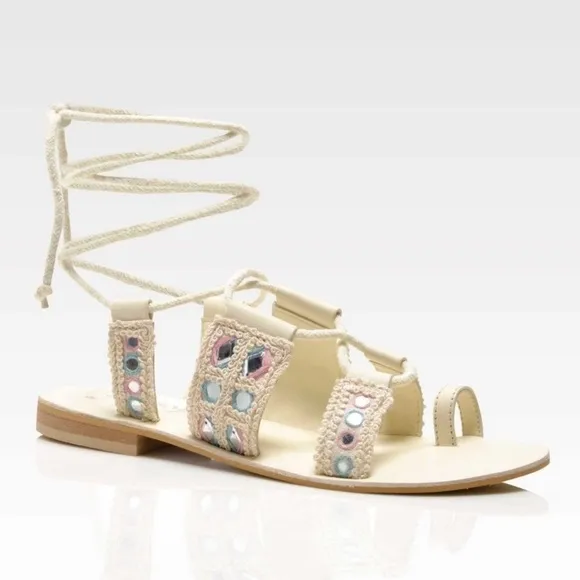 Free People Mantra Mirror Sandals / Natural