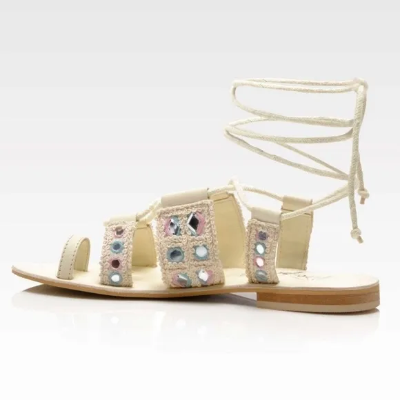 Free People Mantra Mirror Sandals / Natural