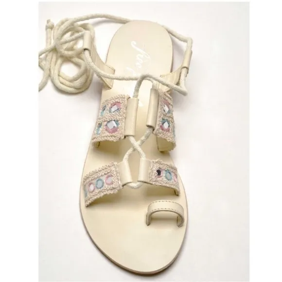Free People Mantra Mirror Sandals / Natural