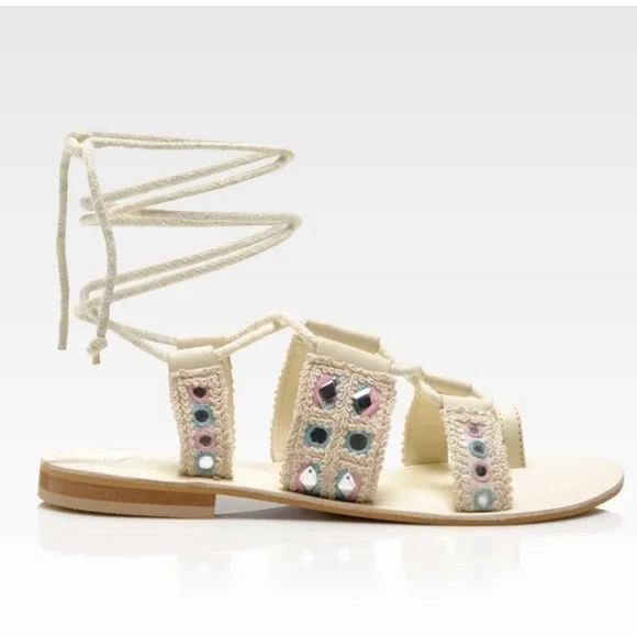 Free People Mantra Mirror Sandals / Natural