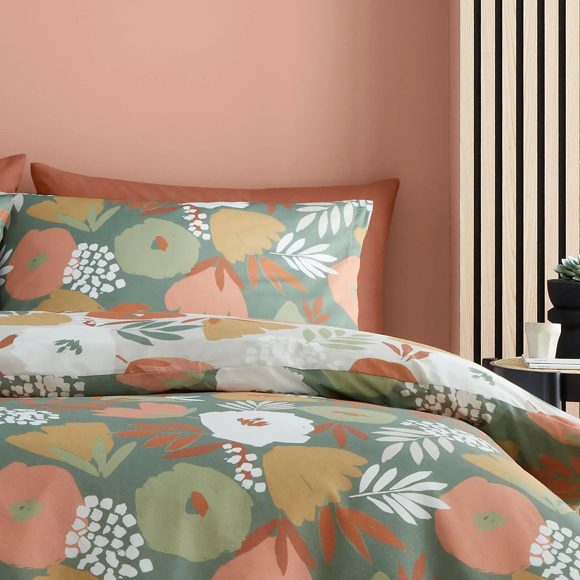 Fusion Yasmin Duvet Cover Set - Green