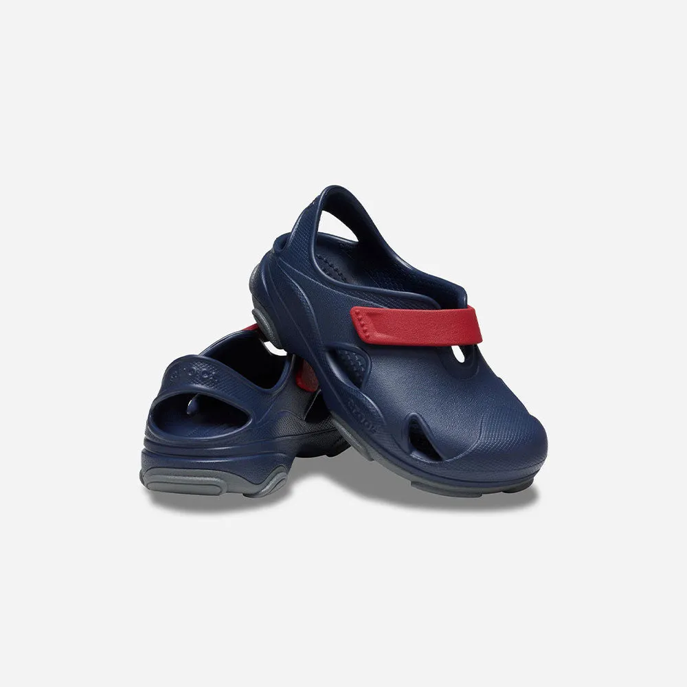 Giày Sandals Trẻ Em Crocs Toddler All-Terrain Fisherman - Đen