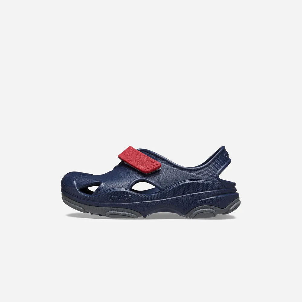 Giày Sandals Trẻ Em Crocs Toddler All-Terrain Fisherman - Đen