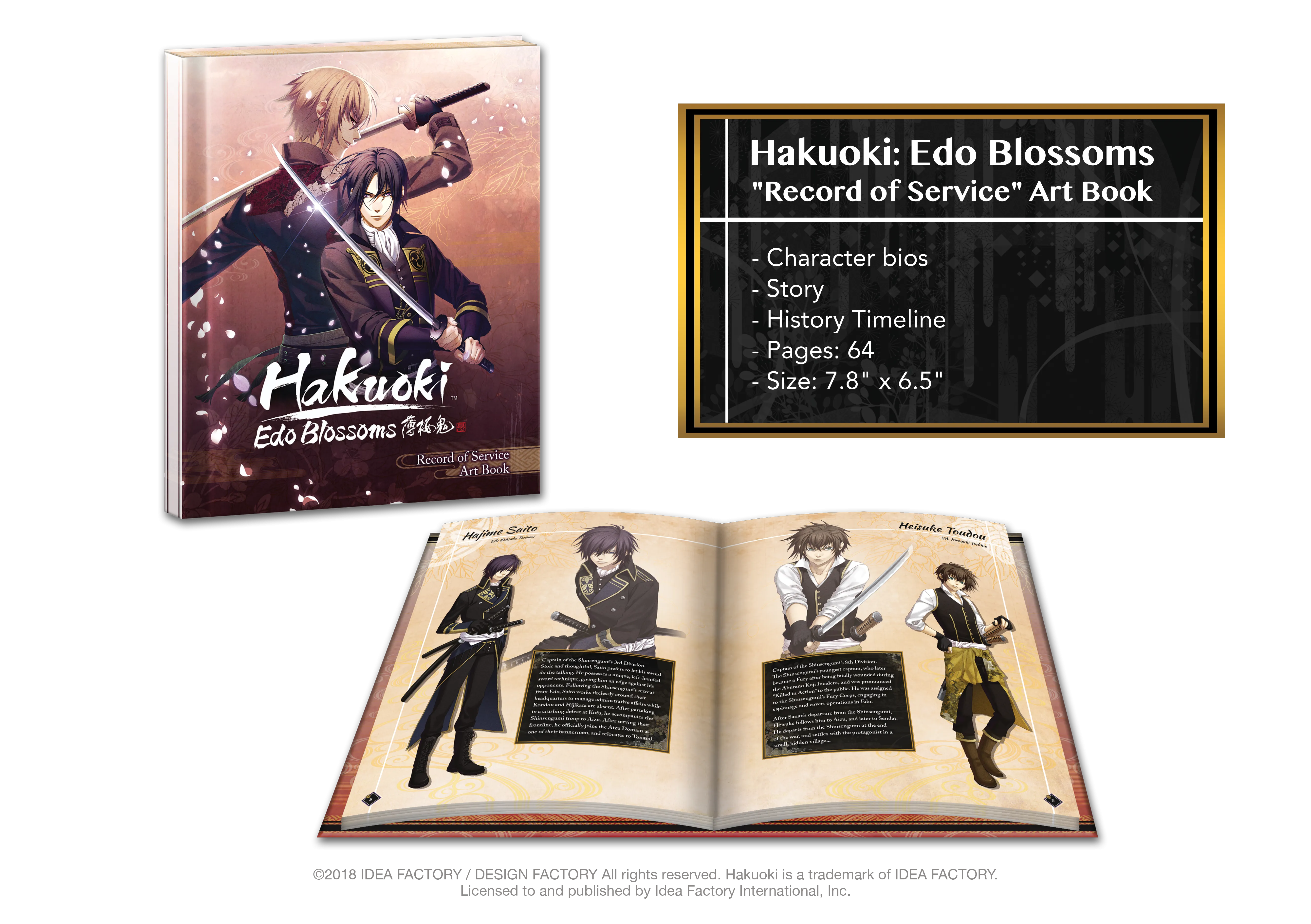 Hakuoki: Edo Blossoms - Limited Edition