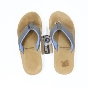 Hari Mari Flip Flops New Mens sz 9 Leather Insole Surf Scout