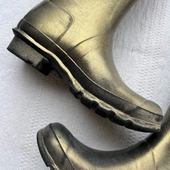 Hunter Kids Rain Boots Girl 3 Boy 2 Golden