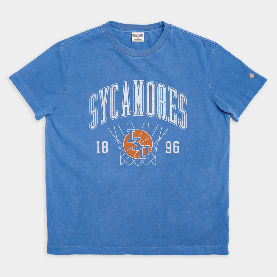 Indiana State Sycamores Basketball Court Logo Tee