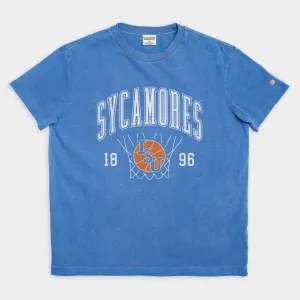 Indiana State Sycamores Basketball Court Logo Vintage Heavyweight Tee