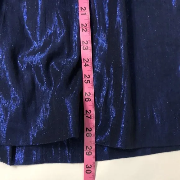 J Crew sparkly blue skirt. Size 4