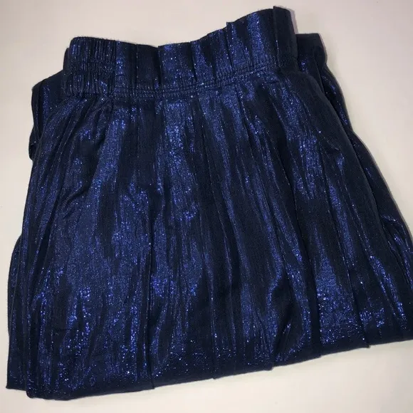 J Crew sparkly blue skirt. Size 4