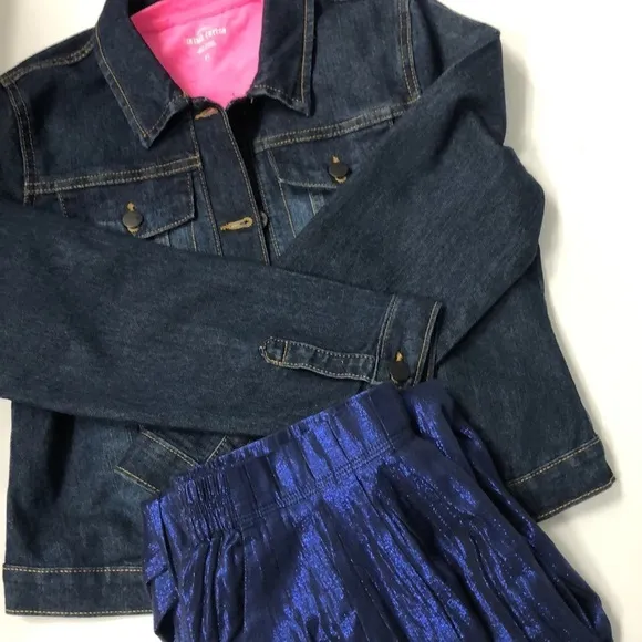 J Crew sparkly blue skirt. Size 4