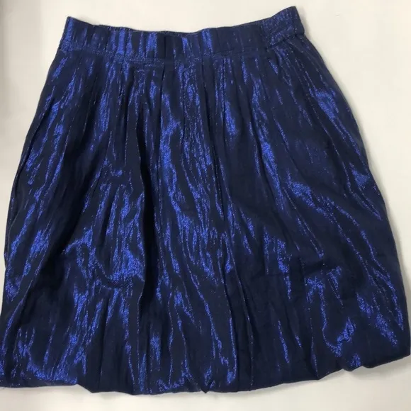 J Crew sparkly blue skirt. Size 4