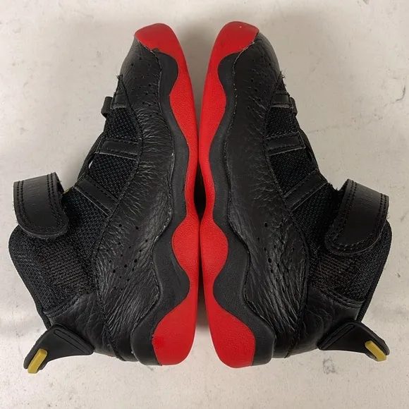 Jordan 6 Rings 333420-63 Black &amp; Red Size 8C
