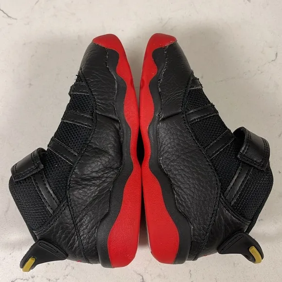 Jordan 6 Rings 333420-63 Black &amp; Red Size 8C