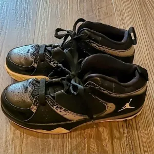 Jordan Phase 23 Black White Cement Grey Kids Basketball Shoes Size 2