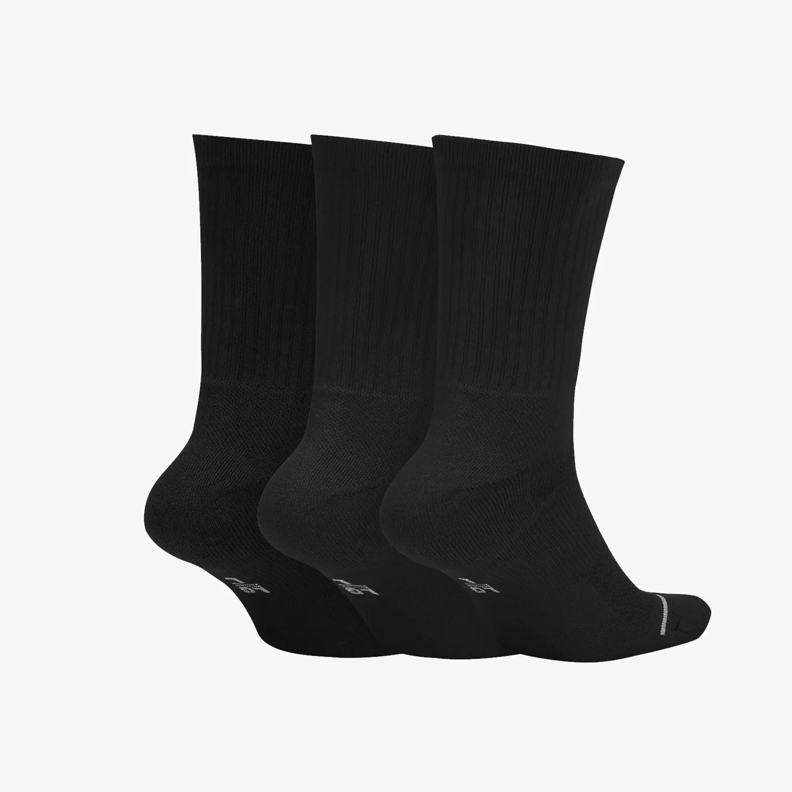 Jumpman Everyday Max Crew Socks (3 Pairs) - Black